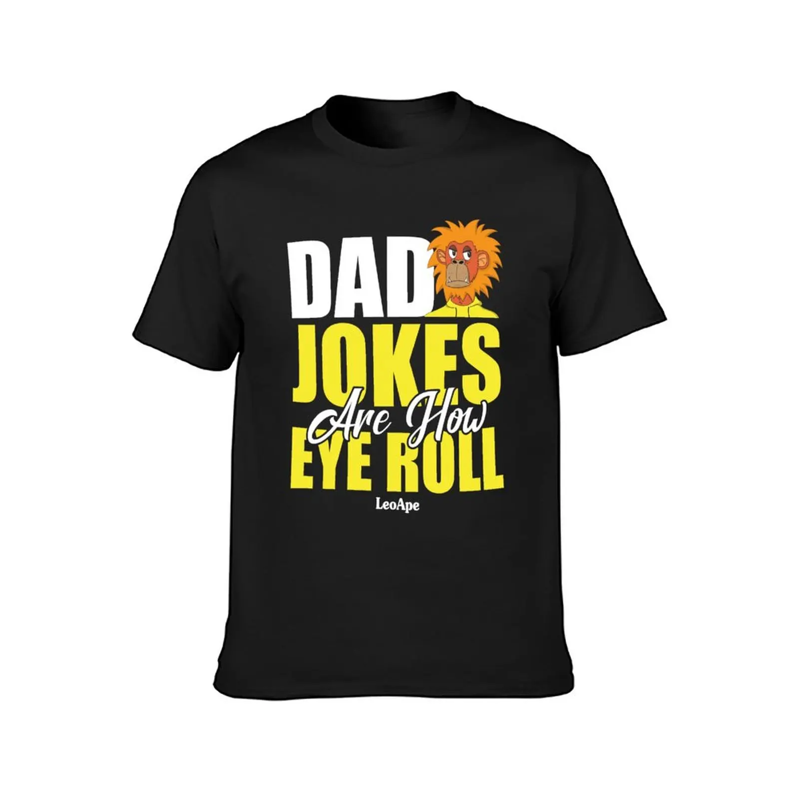 Anime Estético Masculino T Shirt, Papai Piadas são como Eye Roll T-Shirt, Roupas