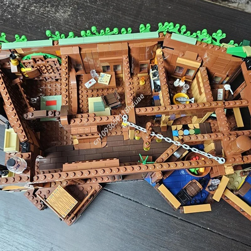 2011 Uds. MOC bolsa final árbol casa construcción alternativa modelo Juguetes de bloques arquitectura montar regalo de Navidad DIY Idea creativa