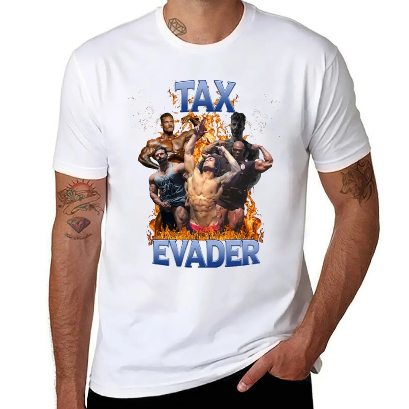 

Tax Evader T-Shirt man t shirts for men casual man graphic t shirt T-Shirt