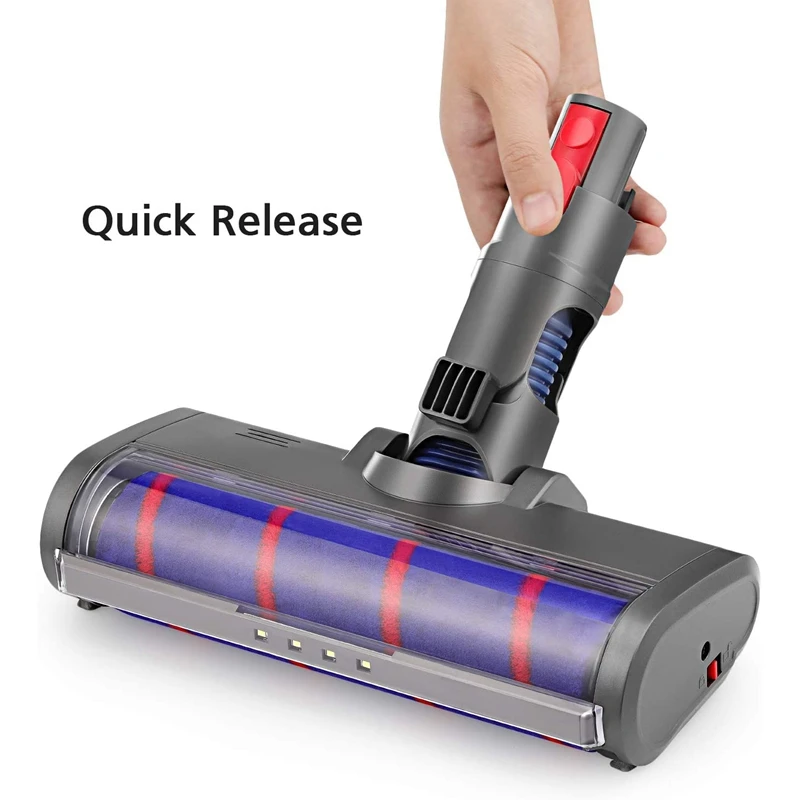 Soft Roller Cleaner Head Quick Release for Dyson Cordless Stick Vacuum Cleaner V7 V8 V10/SV12 V11, 966489-04