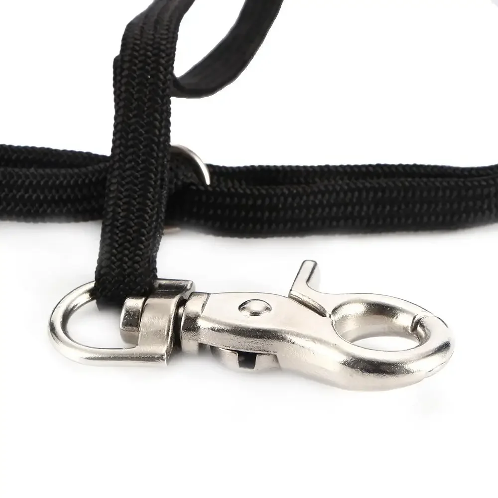 1 Pc Durable Balck Polypropylene Dogs Leash Adjustable Animal Lock Clip Rope Puppy Kitten Outdoor Walking Pet Supplies