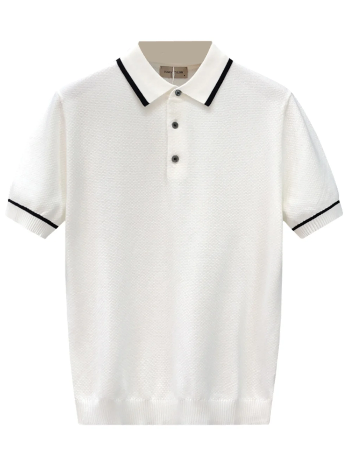 

Design Sle Ice Silk Thin irt Трикотажная повседневная футболка f Sve Summer Faion Urban Menswear Stand Fit ort Sve