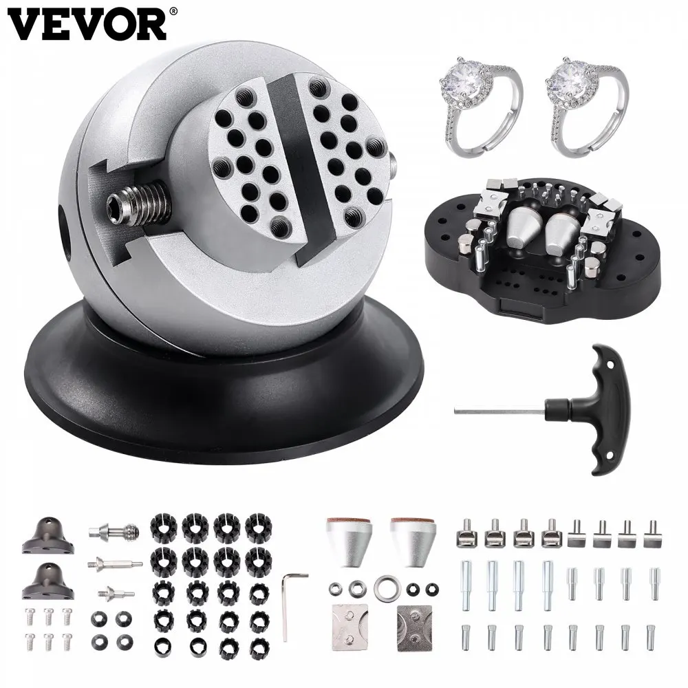 

VEVOR Ball Vise Engraving Setting Tool 360° Rotation Engraving Block Vise Attachment Jewelry Engraving Block Tools