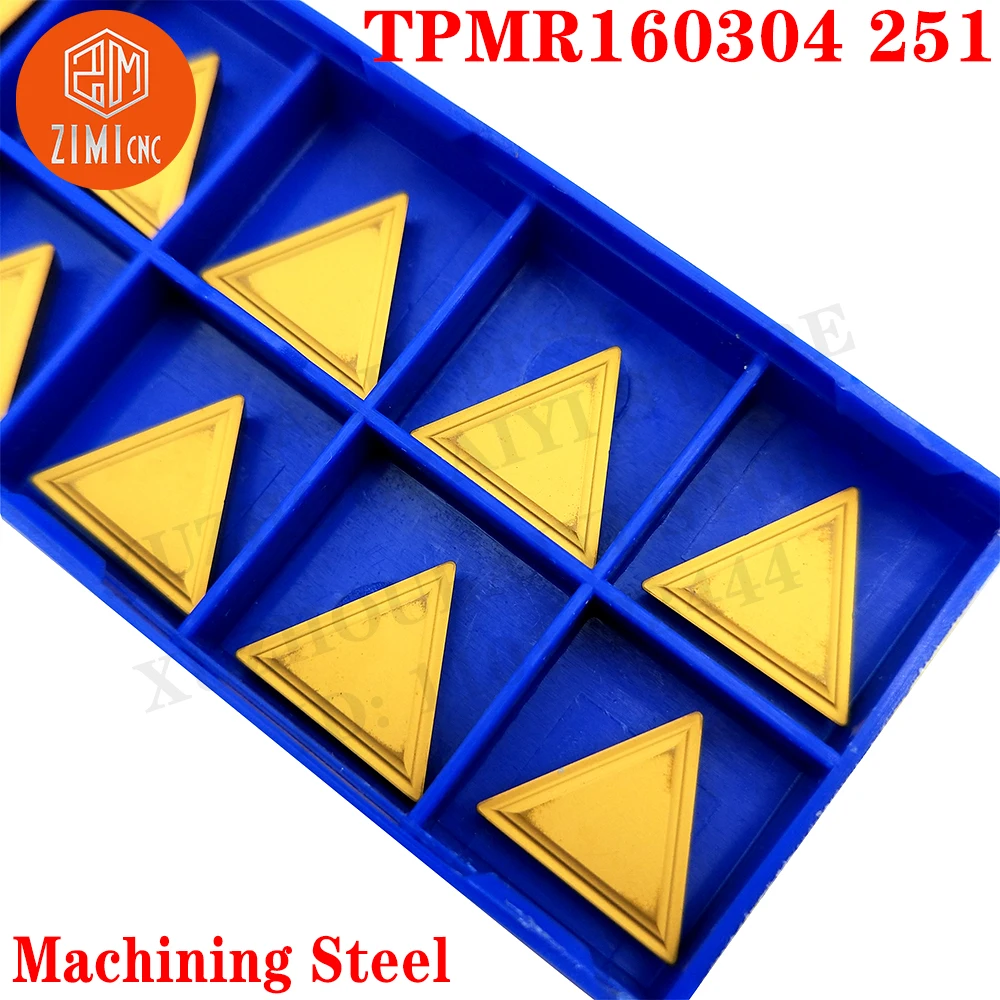 TPMR160304 TPMR160308 TPMR TPMR110304 YBM251 TPMR220412 YBC251 آلة مخرطة CNC أدوات تحول القاطع كربيد إدراج 10 قطعة / صندوق