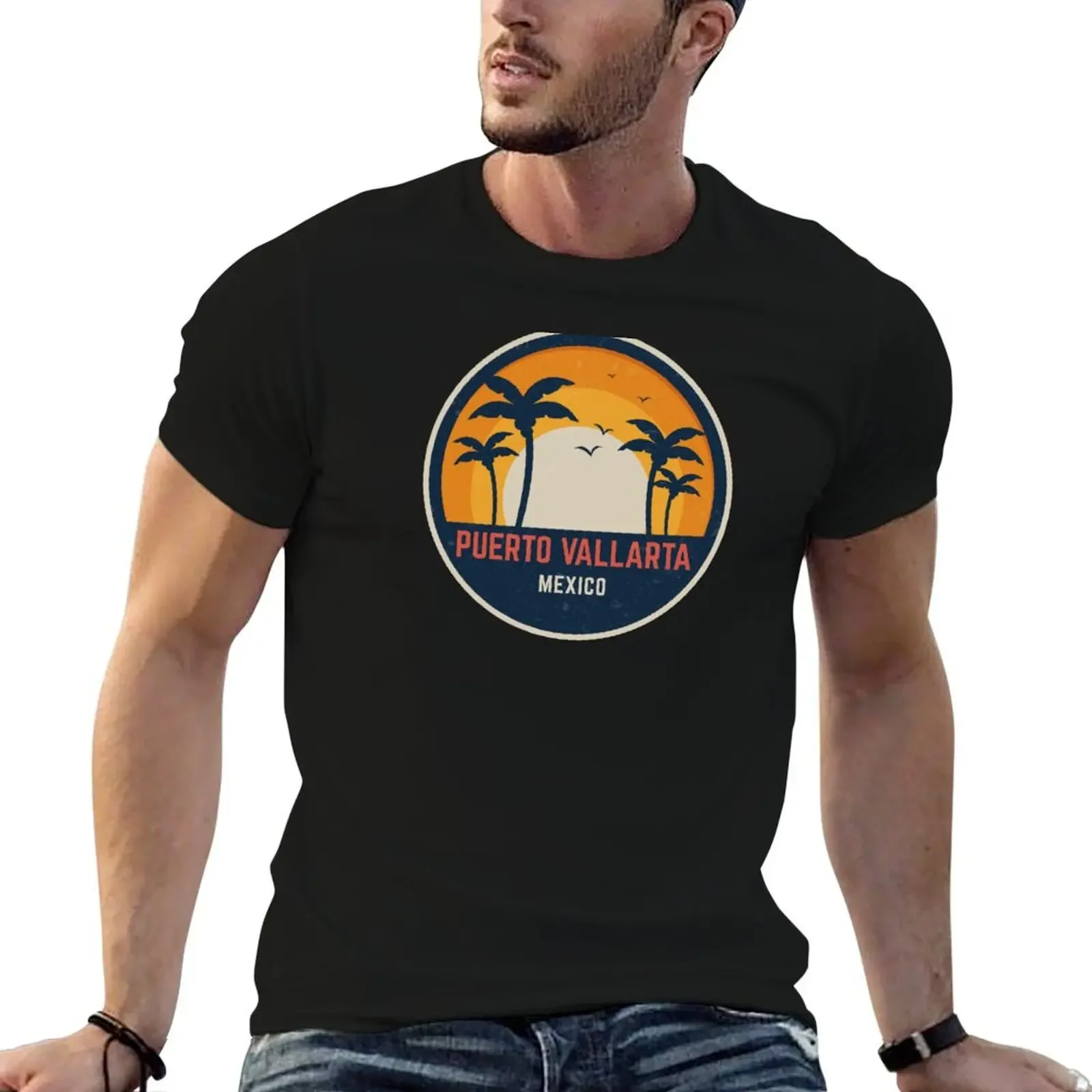

Puerto Vallarta Mexico T-Shirt cute clothes oversized t shirt men workout shirt