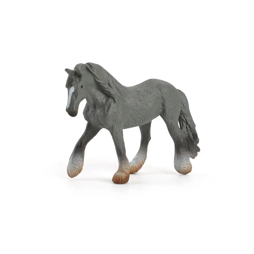 Gifts Figurines for  Simulation Pony Morgan Stallion Horse  Miniature Desktop Ornaments Educational  Toys Animal Models