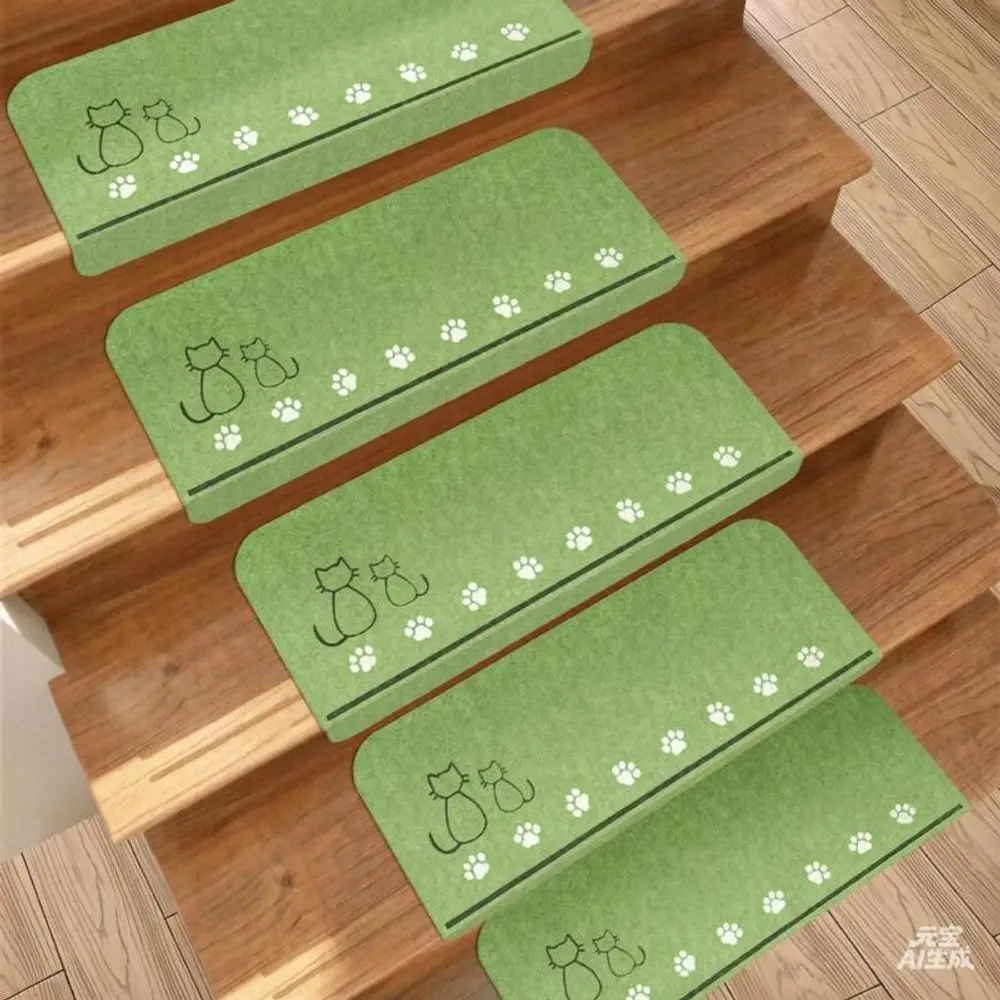 Almohadillas adhesivas de PVC para escaleras, sin necesidad de pegamento, resistentes a la suciedad y al deslizamiento, ideales para niños, personas mayores y como elemento decorativo para mascotas.