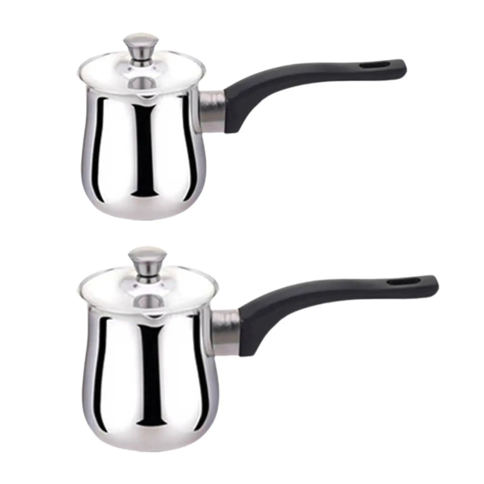 Turkish Coffee Pot with Handle Butter Melting Pan Milk Warmer Moka Pot Coffee