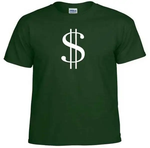 T Shirt Dollar Sign Money Funny Humor One Liner Trendy