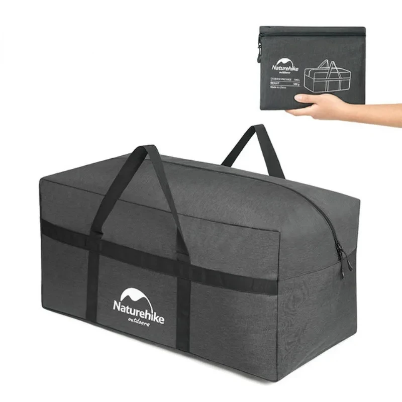 

Naturehike 45L 100L Upgraded Foldable Large Capacity Storage Bag Outdoor Camping Lightweight and Durable Luggage Bag Yoga