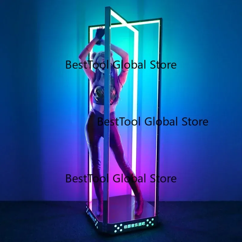 Bar Atmosphere Props Interactive Jumping Stage Sexy Hot Dancing Light-emitting Diode Dancing Platform