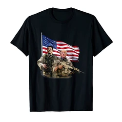 Ronald Reagan & Donald Trump Presidential Soldiers T Shirt. High Quality Cotton, Breathable Top, Loose Casual T-shirt S-3XL