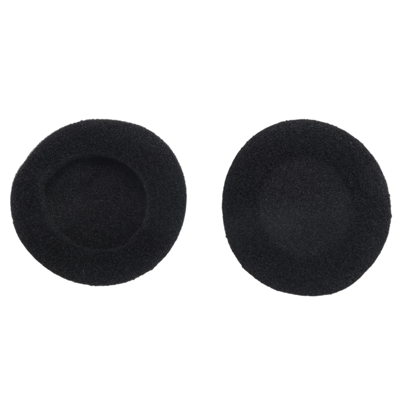 100 Pcs Black Sponge Earbud Headphone Cap Ear Pads Cover Replacement