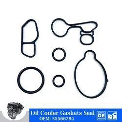 Engine Oil Cooler Repair Kits Gaskets Seal Ring For Chevrolet Cruze Sonic Trax Buick Encore Car Accessories 55566784 55565385