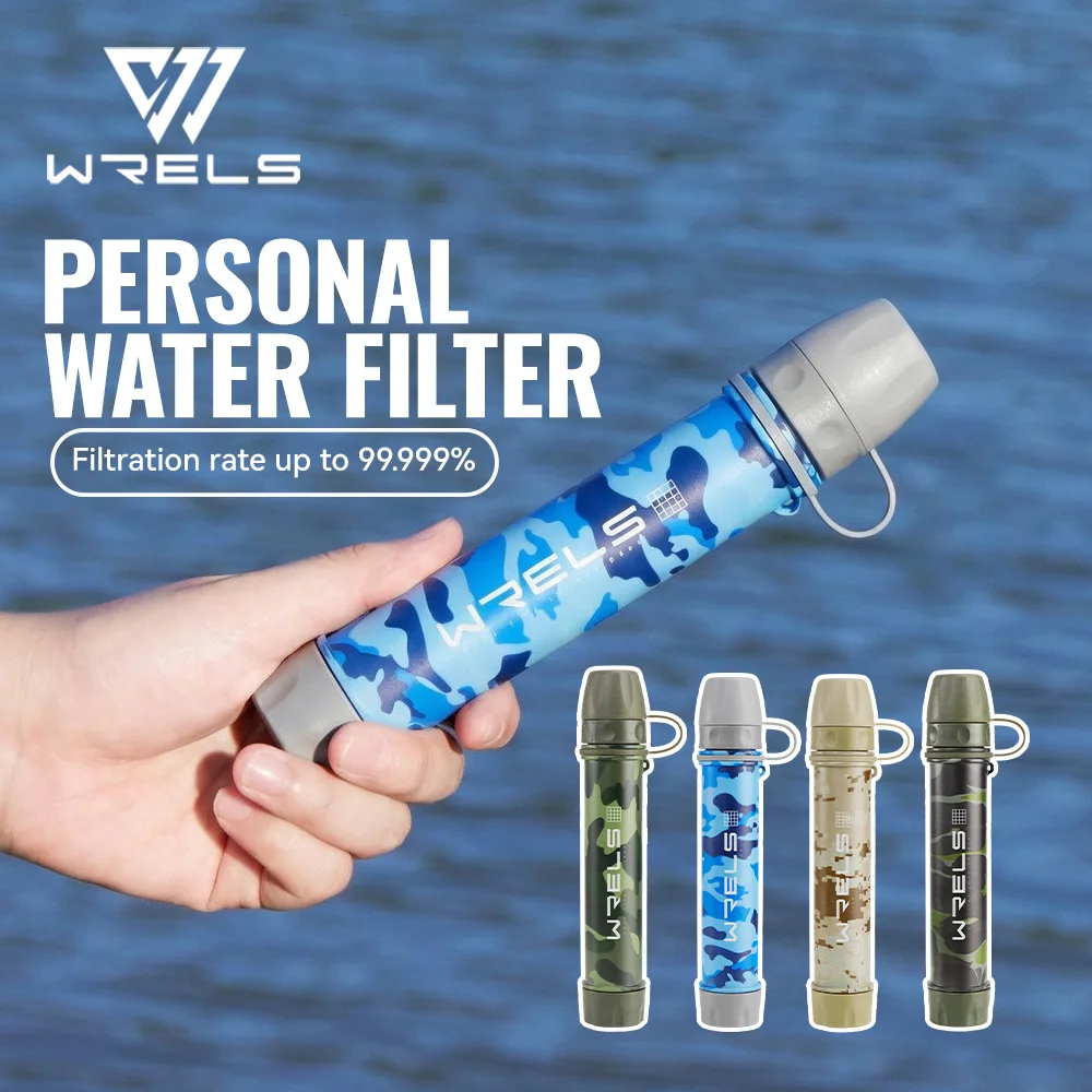 WRELS Camping Outdoor Water Purifier Filtration System High Quality Westtune Outdoor Survival Emergency Mini Camping Purifies