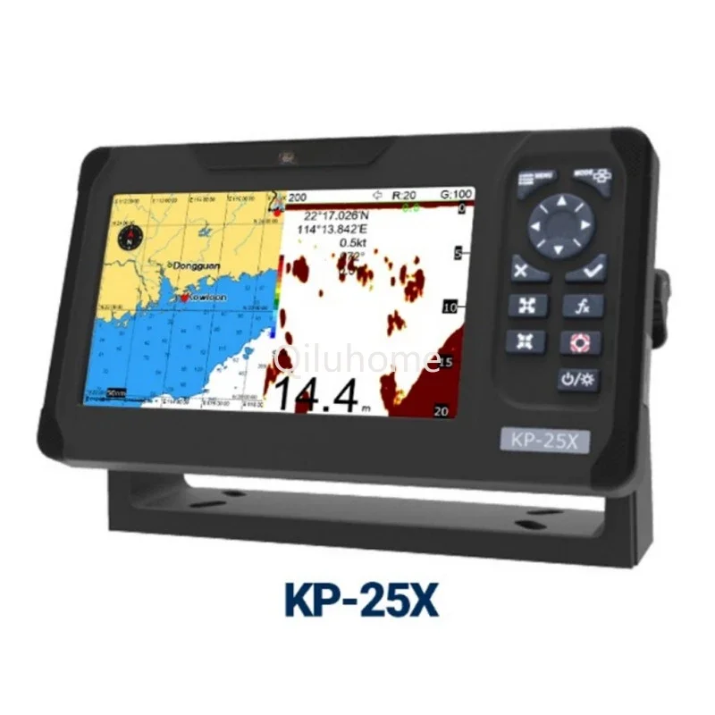 KP-25X 5-inch Marine GPS Chart Plotter Fisher 4 IN 1