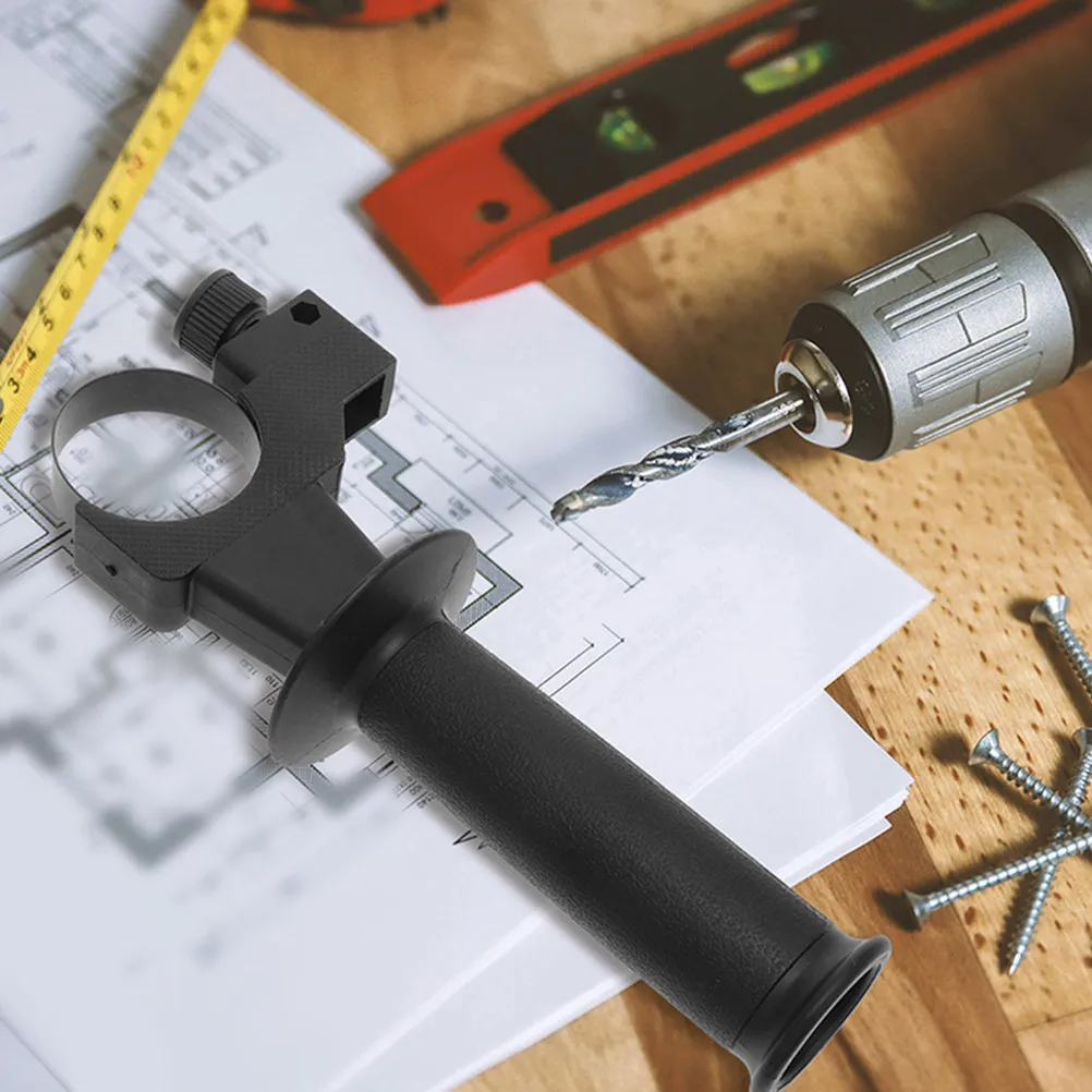 

4Pcs Sturdy Electric Hammer Handle with Anti-Slip Grip Replaceable Impact Drill Accessory for Tight Spaces Precision Control