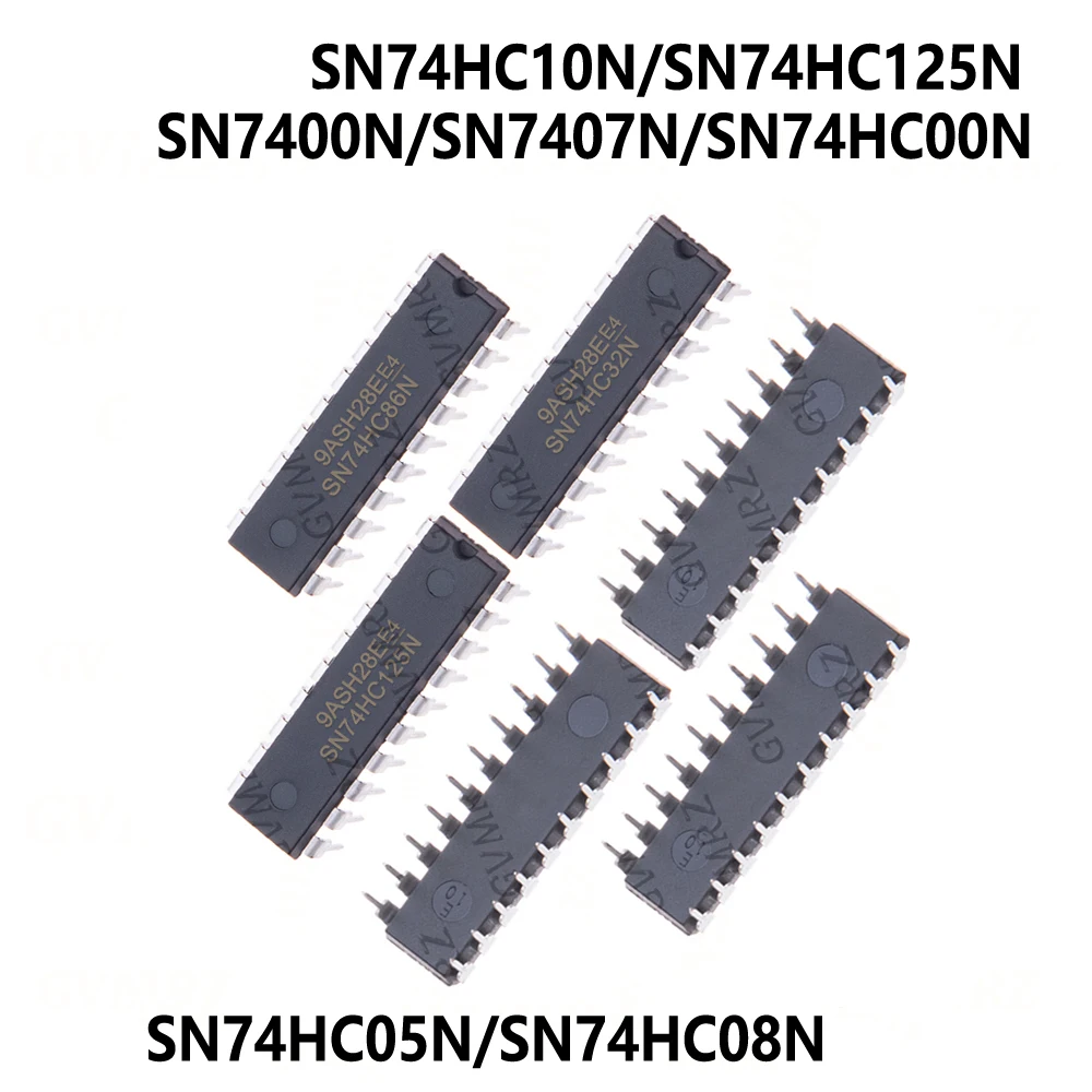 10/100PCS/LOT SN74HC00N SN74HC02N SN74HC04N SN74HC05N SN74HC08N  SN74HC10N SN74HC125N SN74HC132N SN74HC14N  SN74HC164N