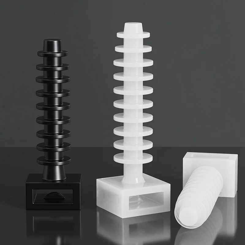 100pcs Nylon Cable Tie Holder Plastic Push-in Rivet Type Inserting Fixed Seat Hose Support Electric Wire Holder