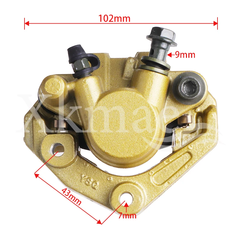 Scooter Brake Caliper Assy for Yamaha Jog BWS100 YW100 BWS50 YW50 Zuma 50cc MBK Booster 100cc 3XG-F580T-01 2NA-2580T-00