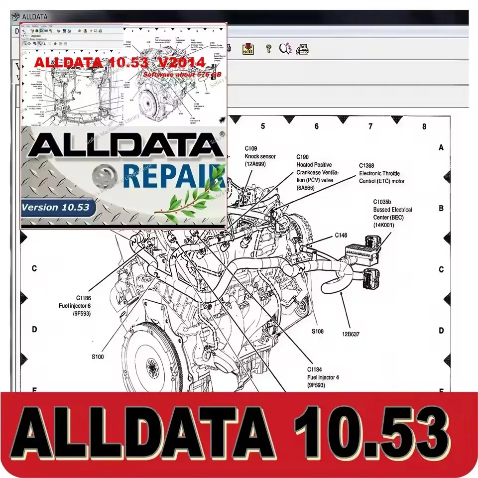 

Alldata 10.53 2025 Automotive Diagnostic Software provides all data technical support for trucks and cars with wiring diagrams