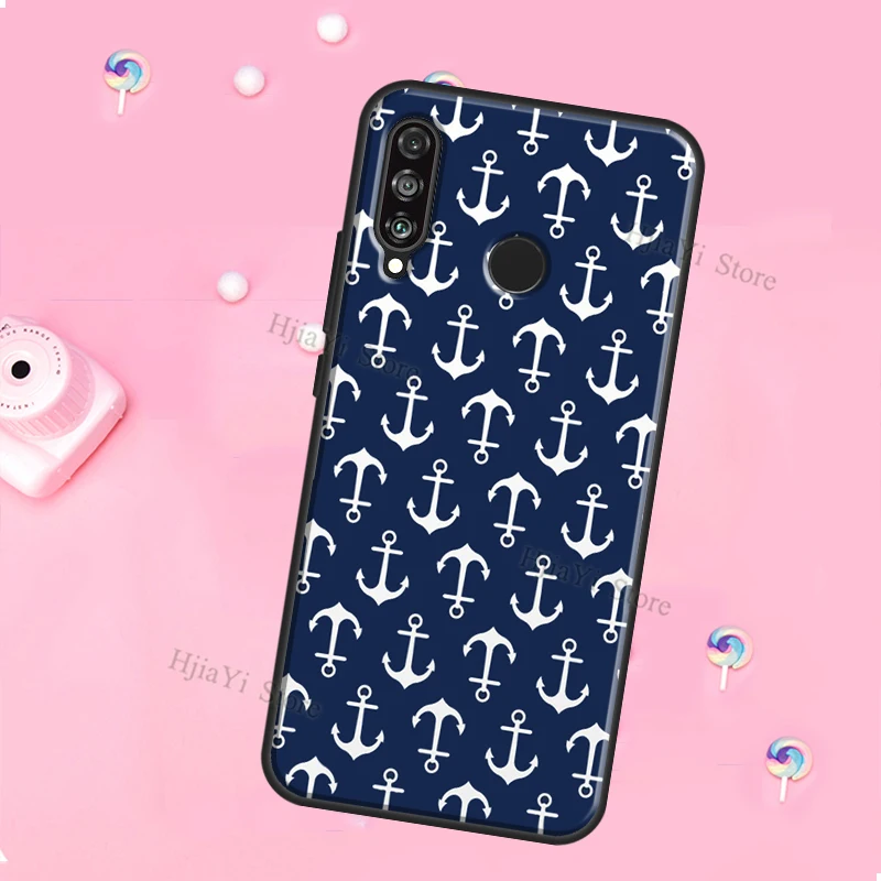 Anchor Boat For Huawei Honor Magic 5 Lite X8 X9 X8a X9a 50 70 P20 P30 P40 P50 P60 Pro P Smart 2019 Case