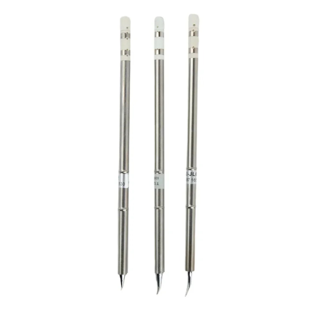 

3Pcs Set Soldering Iron Tip T12-JL02 T12-JS02 Welding Tools With High Anti-oxidation 2028 Handle FM-2027 Lead-free