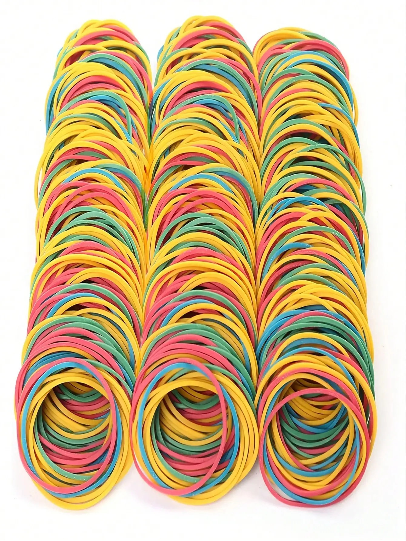 

100Pcs Multicolor Rubber Bands 38mm Diameter For Office Supplies School Home Elastic Band Mixed color