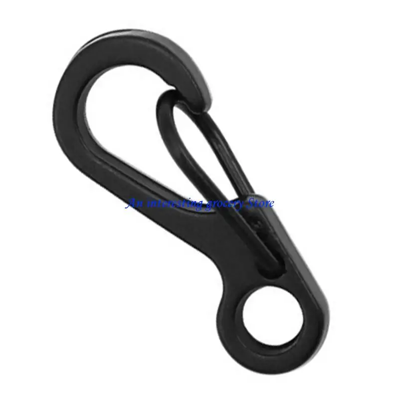652d 10pcs carabiner clip Spring Hook Clasps Aluminium Alpoys Ackles Ackles