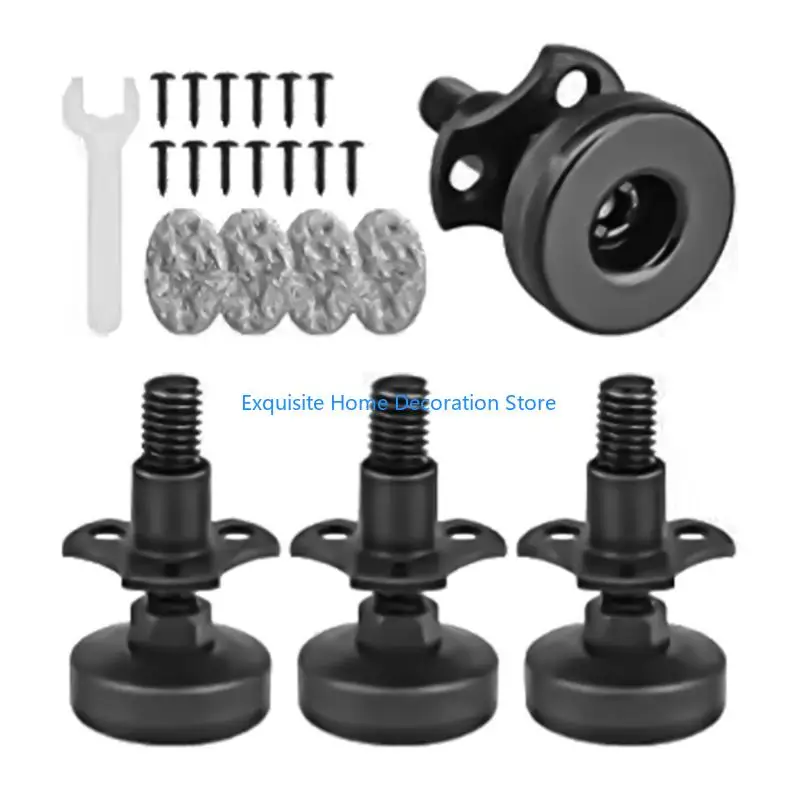 

L5BF Practical Furniture Stabilizers Feet Large Load Capacity Leveling Set 4 Pack