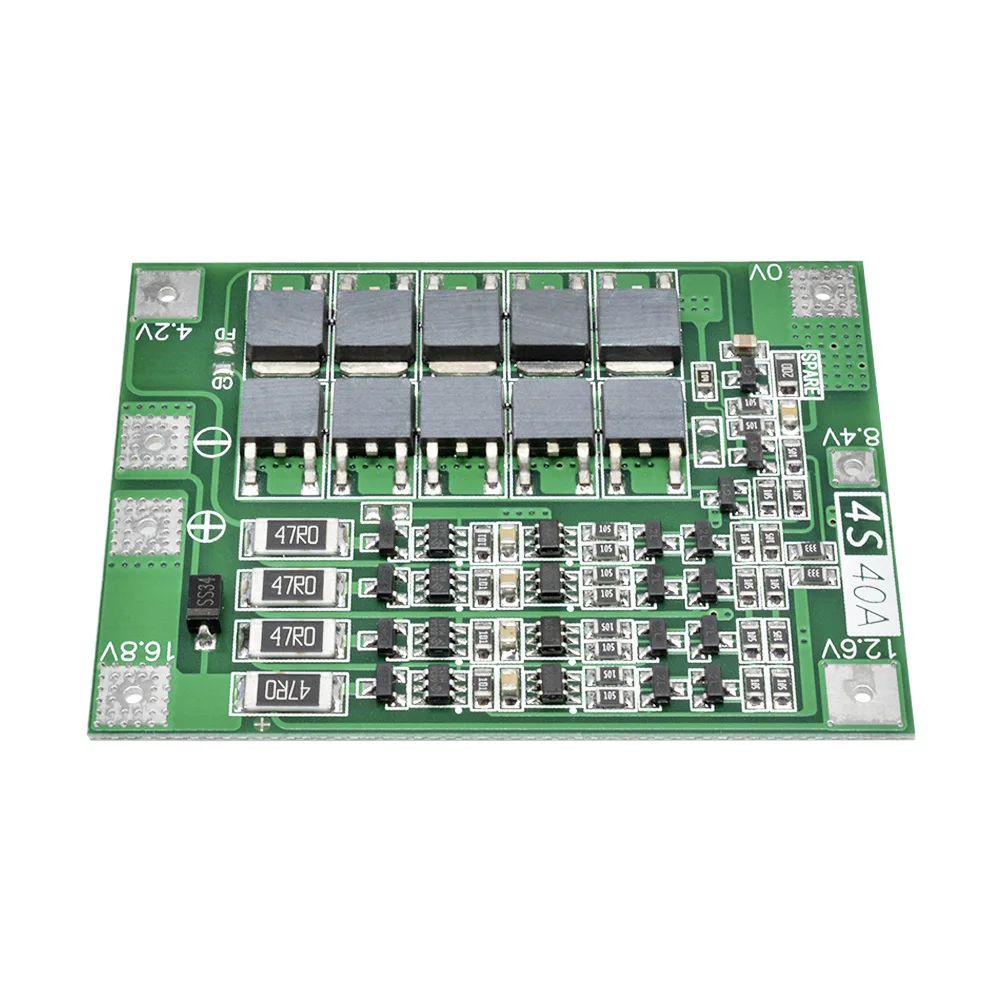 4S 40A 18650 Li-Ion Lithium Batterie Ladegerät PCB BMS Schutz Bord mit Balance Für Bohrmotor 14