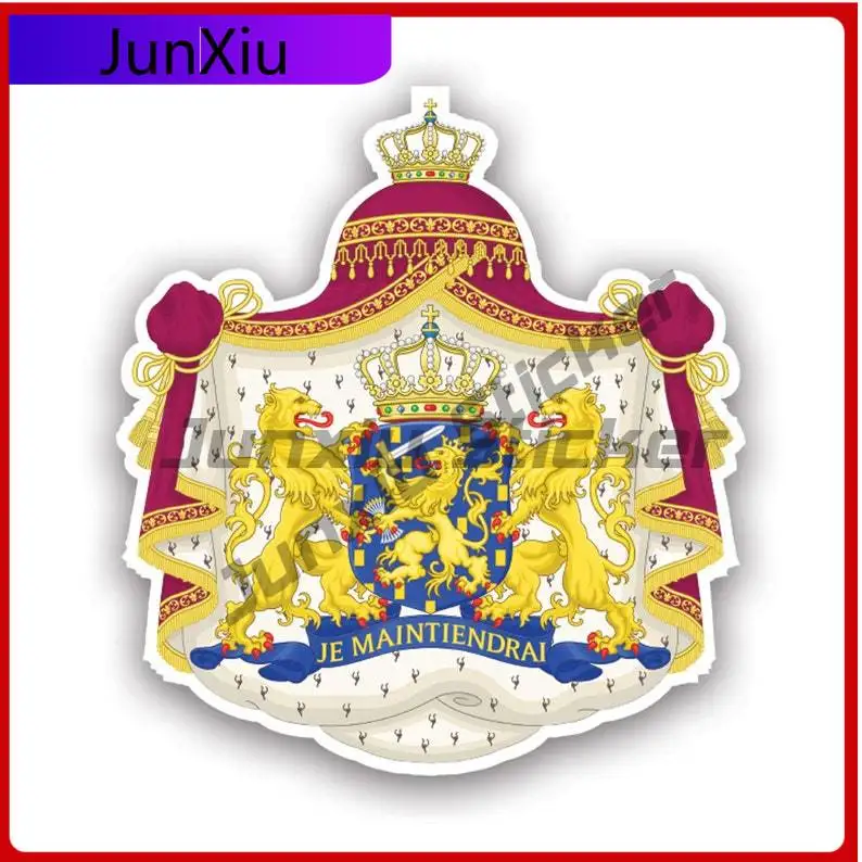 

Dutch Coat Of Arms Sticker Uv Protected Netherlands Flag Nld Nl Coa Car Sticker Vinyl Decal Waterproof Durable For Car Window