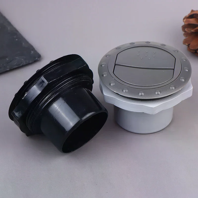 Dashboard Air Conditioning Outlet Deflector Diesel Heater Duct Ducting Air Vent Outlet For RVs Buses Yachts Round AC Deflector