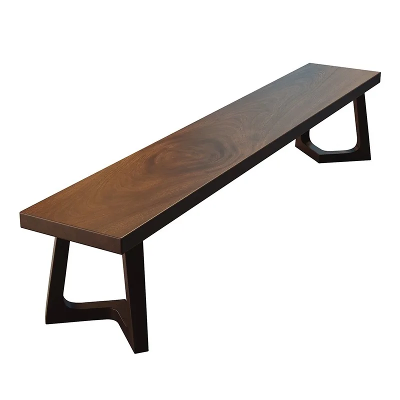 

North American black walnut low bench bench solid wood household tea table