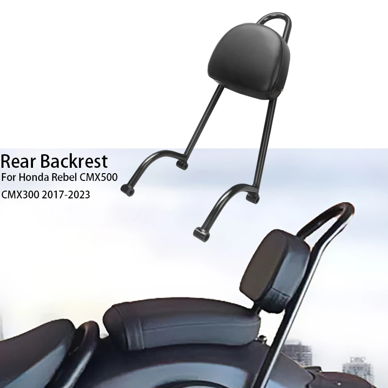 

For Honda Rebel CMX300 CMX500 CMX 500 300 2017-2023 Motorcycle Back Rest Sissy Bar Rear Passenger Backrest