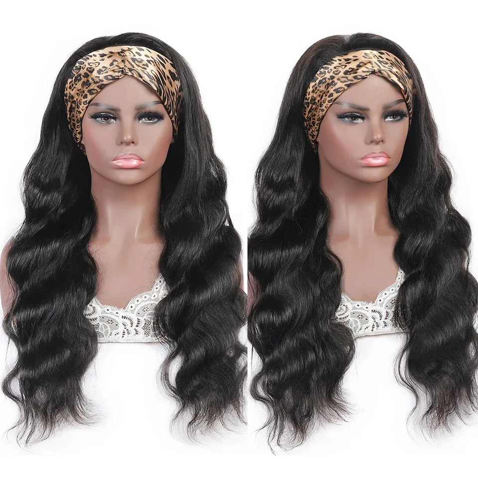 Thumbnail 2 - #60 Popular Human Hair Headband Wigs Choices
