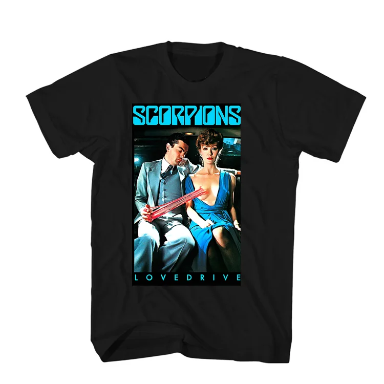 Scorpions Ro Band Retro Punk ort Sve Heavyweight Pure Cotton T-irt Casual Loose Fit Youthful ular Summer Tirt