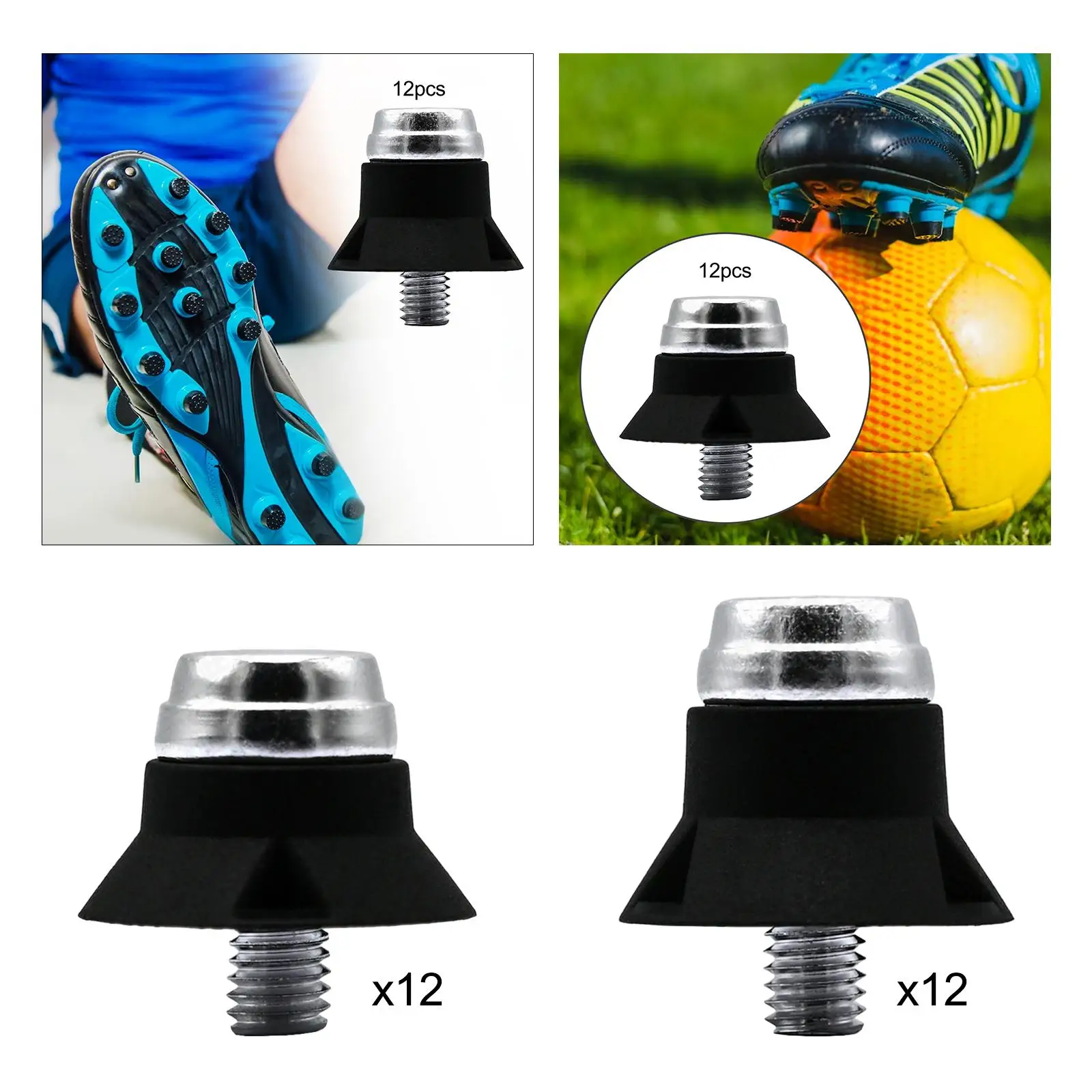 

High Performance Soccer Boot Studs Set - Simple Installation And Enhanced Traction