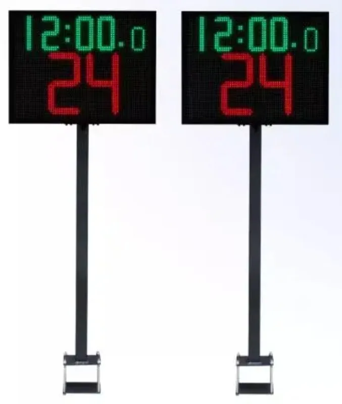 24-second Scoreboard(Screen 2pcs 60*52*11cm,2*Tripod,package-72x57x27cm-18KG/90x32x20cm-6kg)