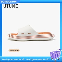 UTUNE Runway Slippers Women Summer Shoes Outside EVA Outdoor Slides Men Soft Thick Sole Non-slip Beach Pool Sandals Indoor Bath