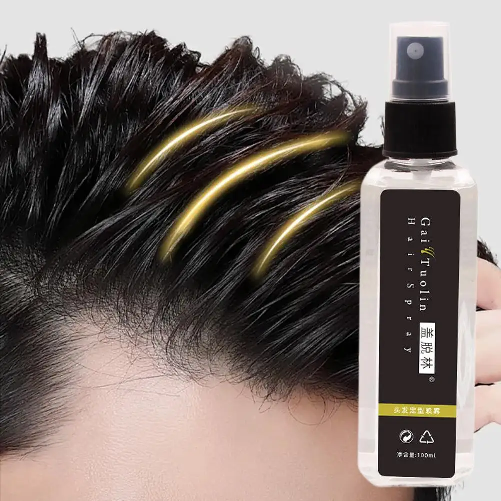 

100ml Hair Styling Spray Long-Lasting Hold Hair Gel Hair Salon-Grade Fragrant Styling Men Quick-Dry Product Hairspray I5M1