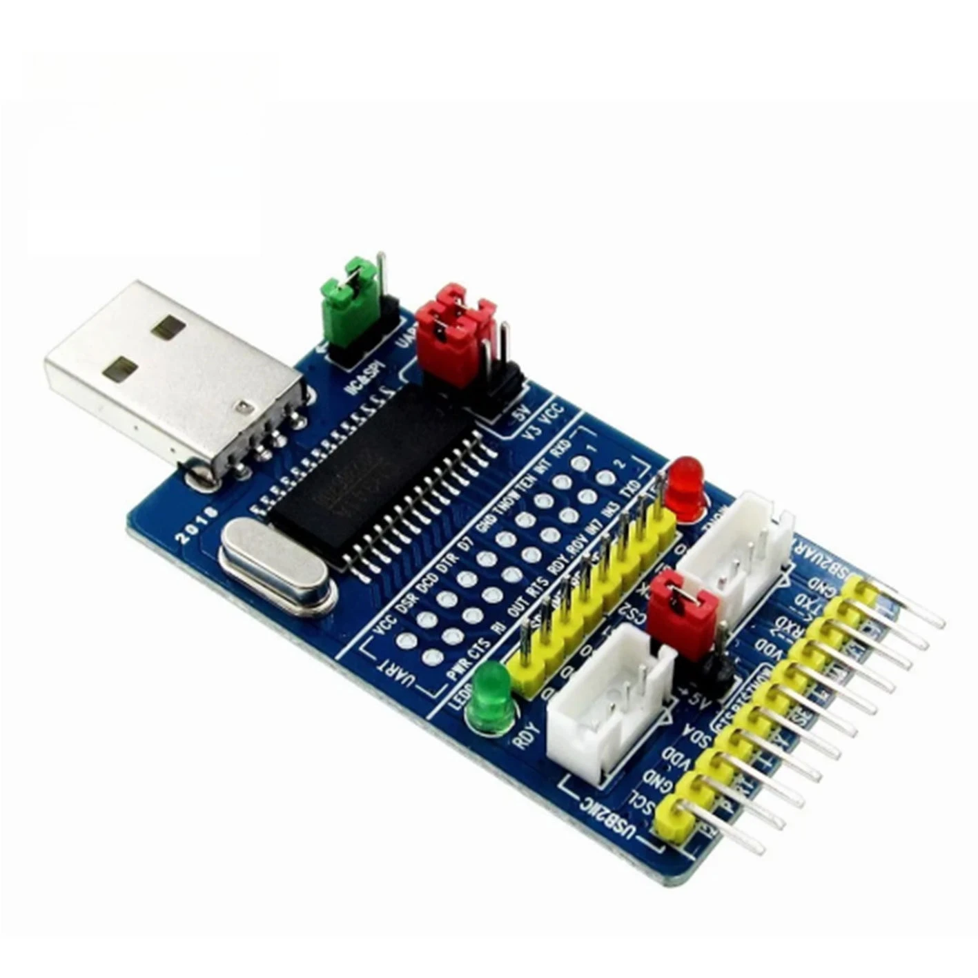 Embedded Debug CH341A USB Adapter USB to I2C/SPI/UART/TTL/ISP EPP MEM Parallel Port Converter
