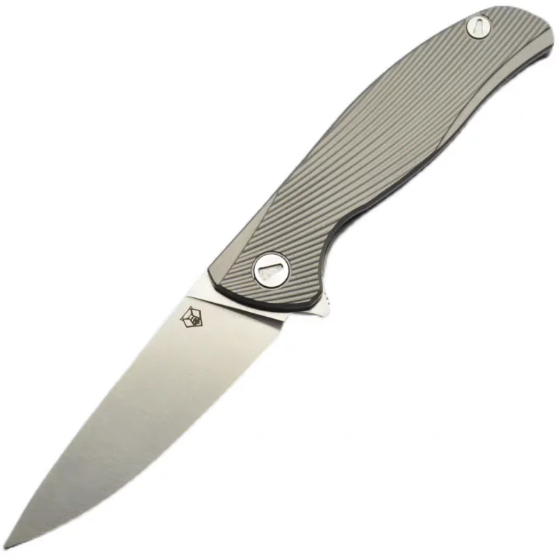 Icebreaker - Titanium handle D2 Steel Mini knife Easy to carry wild fishing mountain bread slice sharp fruit knife