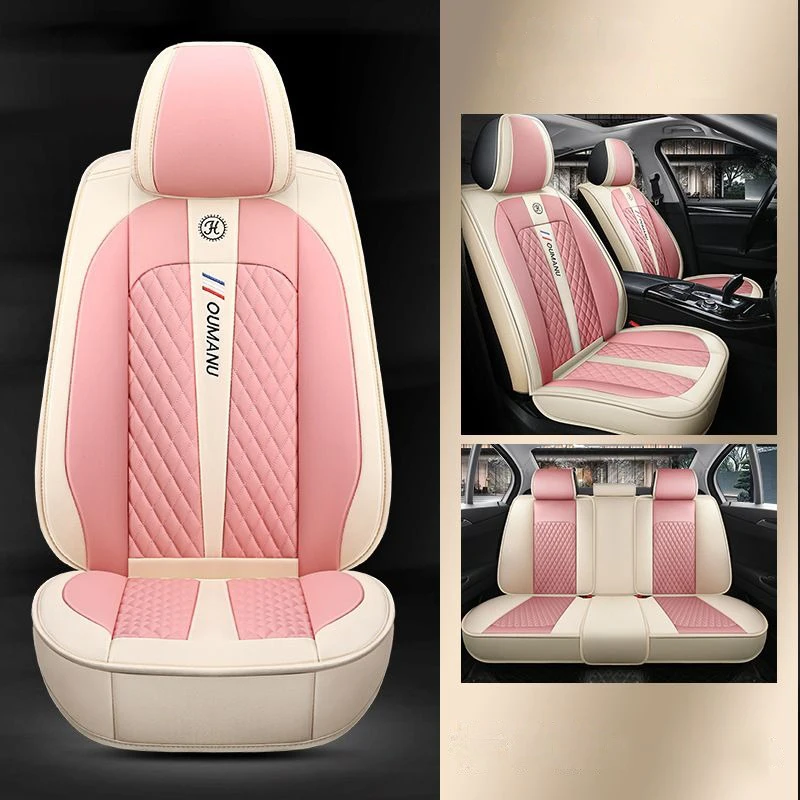 

YUCKJU Car Seat Cover Leather For Peugeot All Model 4008 RCZ 308 508 407 206 207 301 5008 3008 2008 408 307 607 Auto Accessories