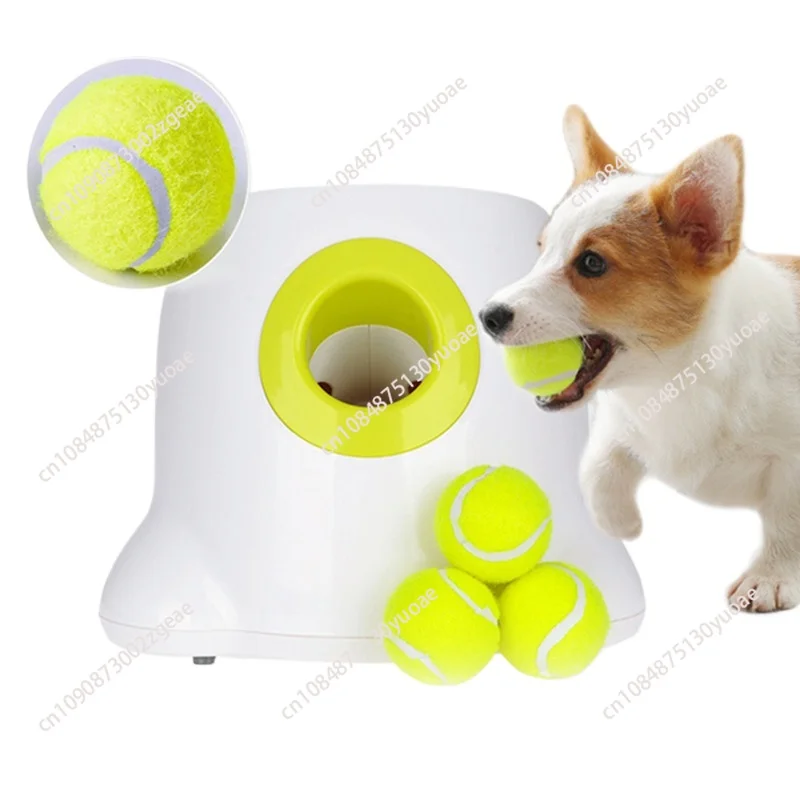 Automatic Throwing Machine for Pet Dog, Ball Throw Device, Section Emission with 3 Balls Dog Training, 3 M, 6 m, 9m