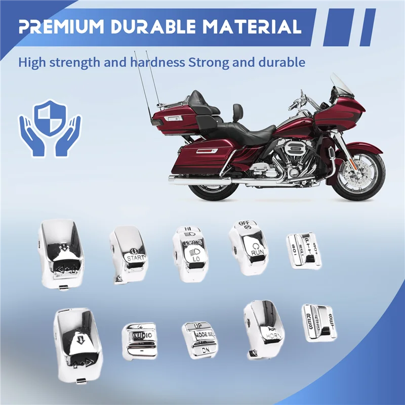 

X39A-Motorcycle Handlebar Button Shell For Ultra Classic Electra Glide Road King Glide Models 1996-2013