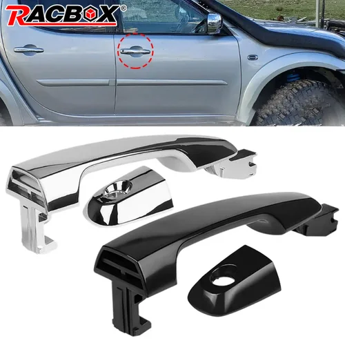 Imagen 1 del producto Manija de puerta exterior delantera izquierda y derecha para coche Mitsubishi Triton Ml MN 2006, 2007, 2008, 2009, 2010, 2011, 2012, 2013, 2014, 2015, accesorios