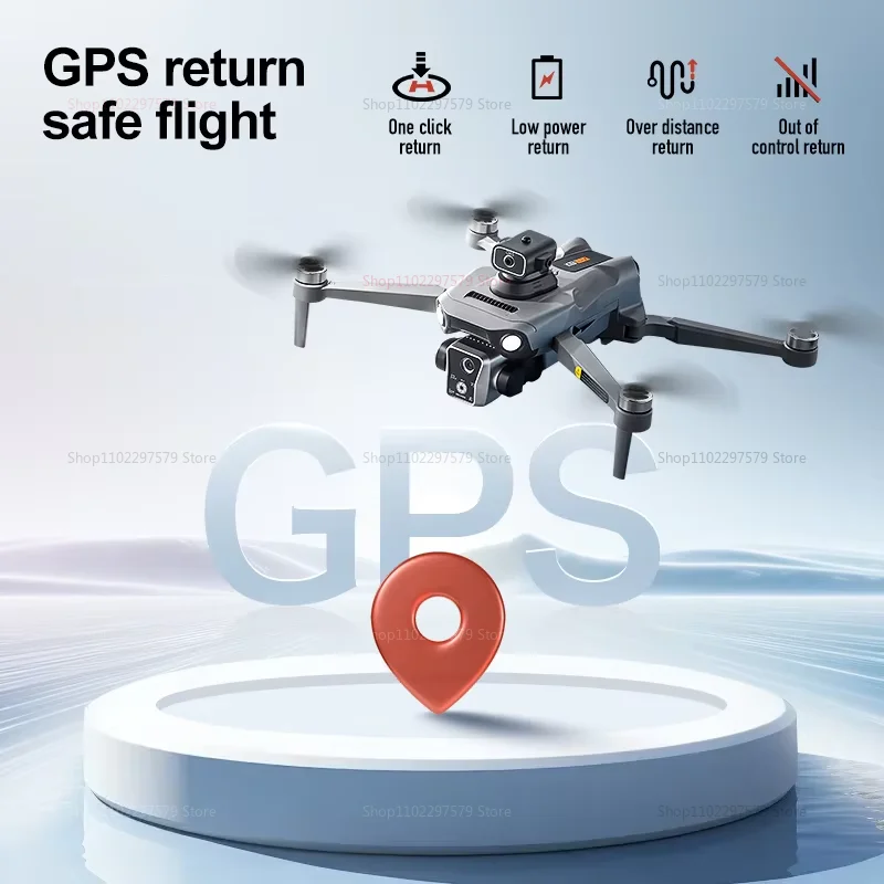 K19 Max 드론 8K HD 카메라 360도 회전 기능 탑재 ° 레이저 장애물 회피 5G GPS 브러시리스 항공 사진 Airdrop RC 드론 성인 장난감