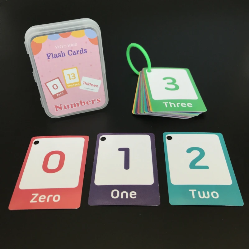 New Montessori Math Toys Flash Cards Chinese Abacus 15 Digits Abacus Learning Card Kids Arithmetic Educational Toys for Children