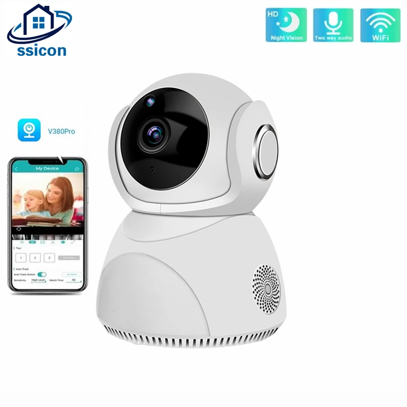 

3MP WIFI IP Indoor Camera V380 Pro Video Surveillance Dome Smart Home Security Wireless Camera Baby Monitor With RJ45 Port